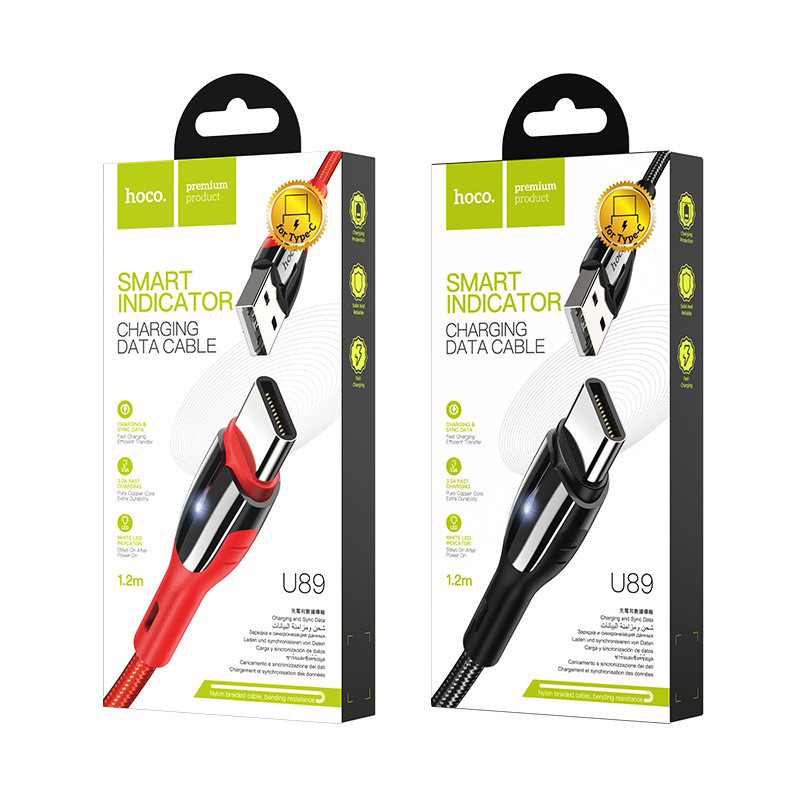 Hoco. Charging Data Cable - U89 Type-C