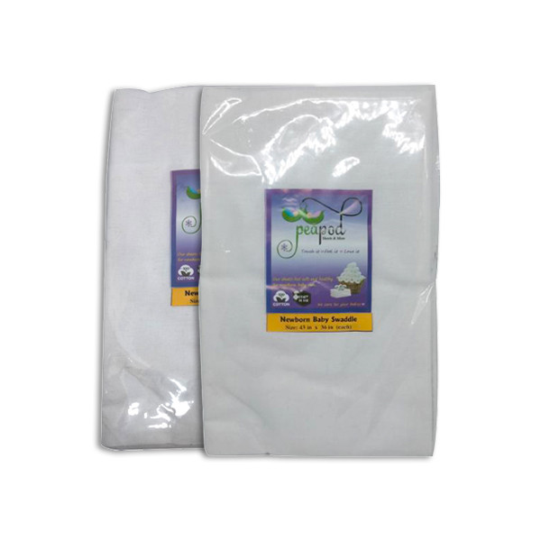 Peapod  Baby Napkin 43''x36'' ( Purple ) 10pcs