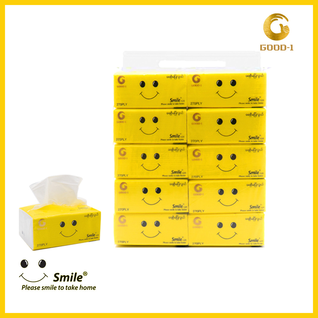 Smile Tissue 125mm -270Ply -10pcs