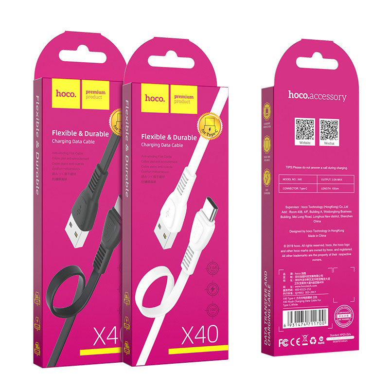 Hoco. Charging Data Cable - X40 Type-C